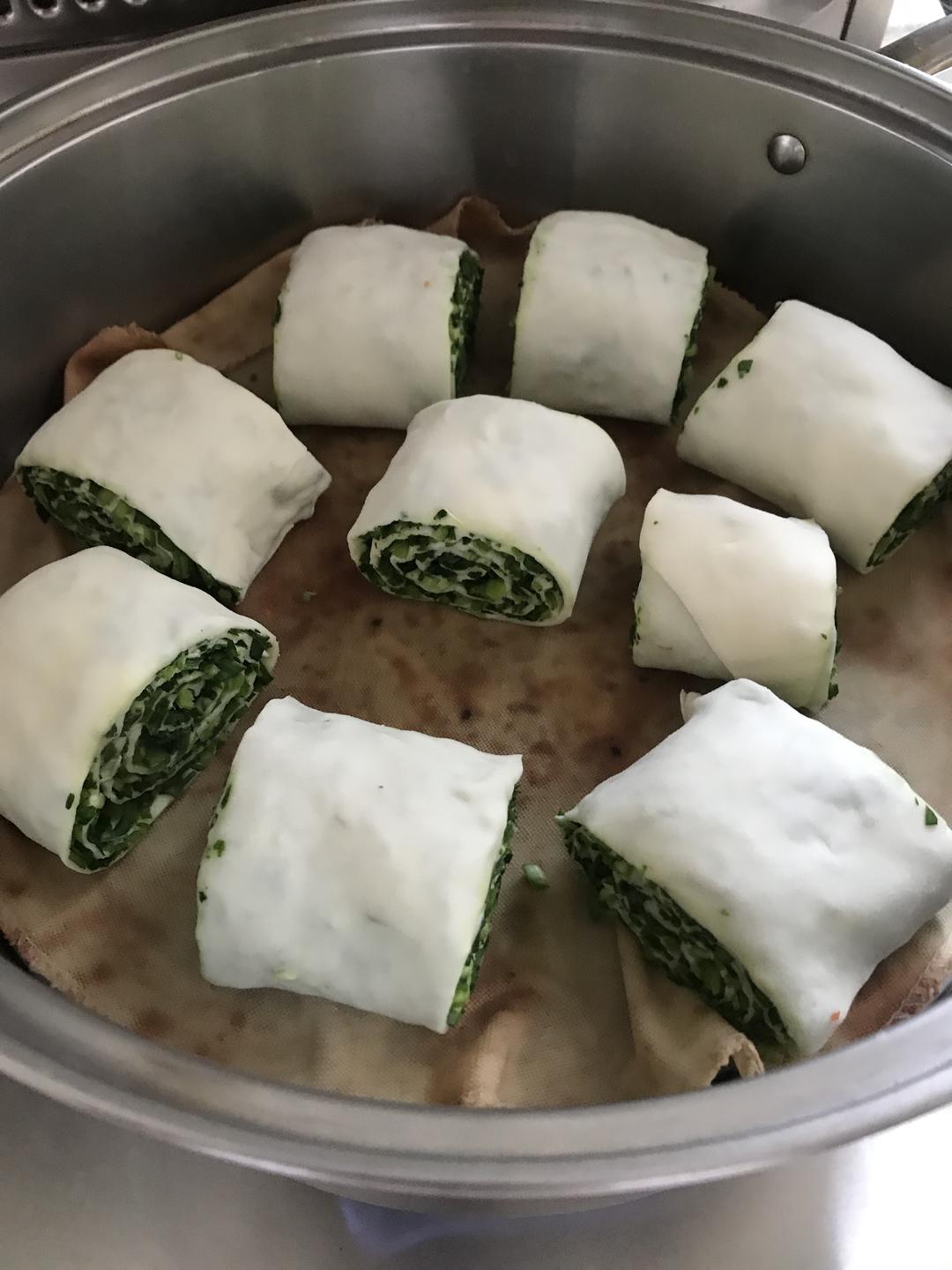 陕西小吃紫卷(韭菜卷)的做法 步骤9