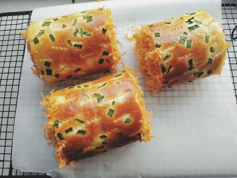 回忆的味道---肉松面包卷