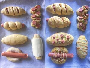 💥宅家里做「香肠面包」，分享8种凹造型方式的做法 步骤12