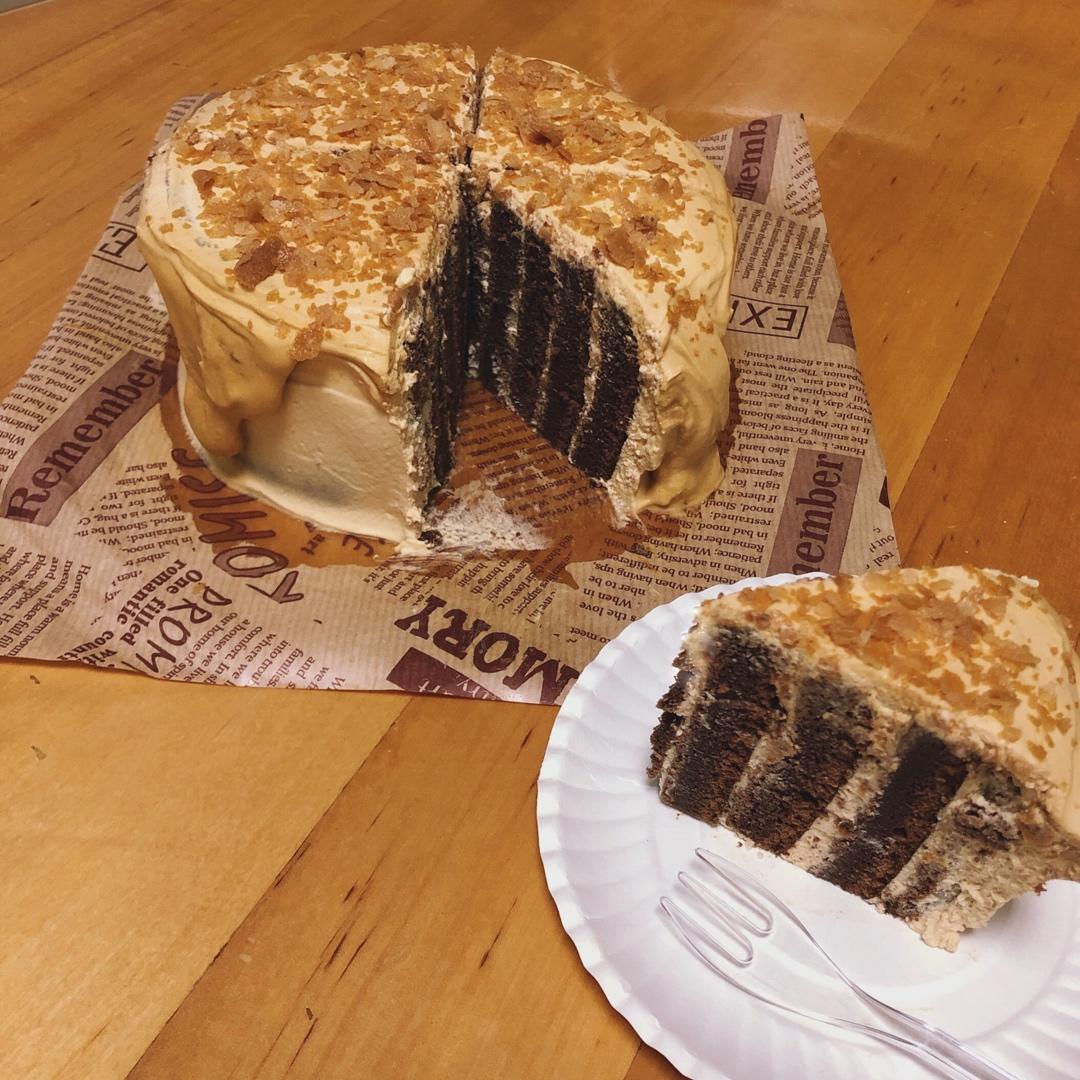 焦糖可可漩涡蛋糕—北鼎烤箱食谱