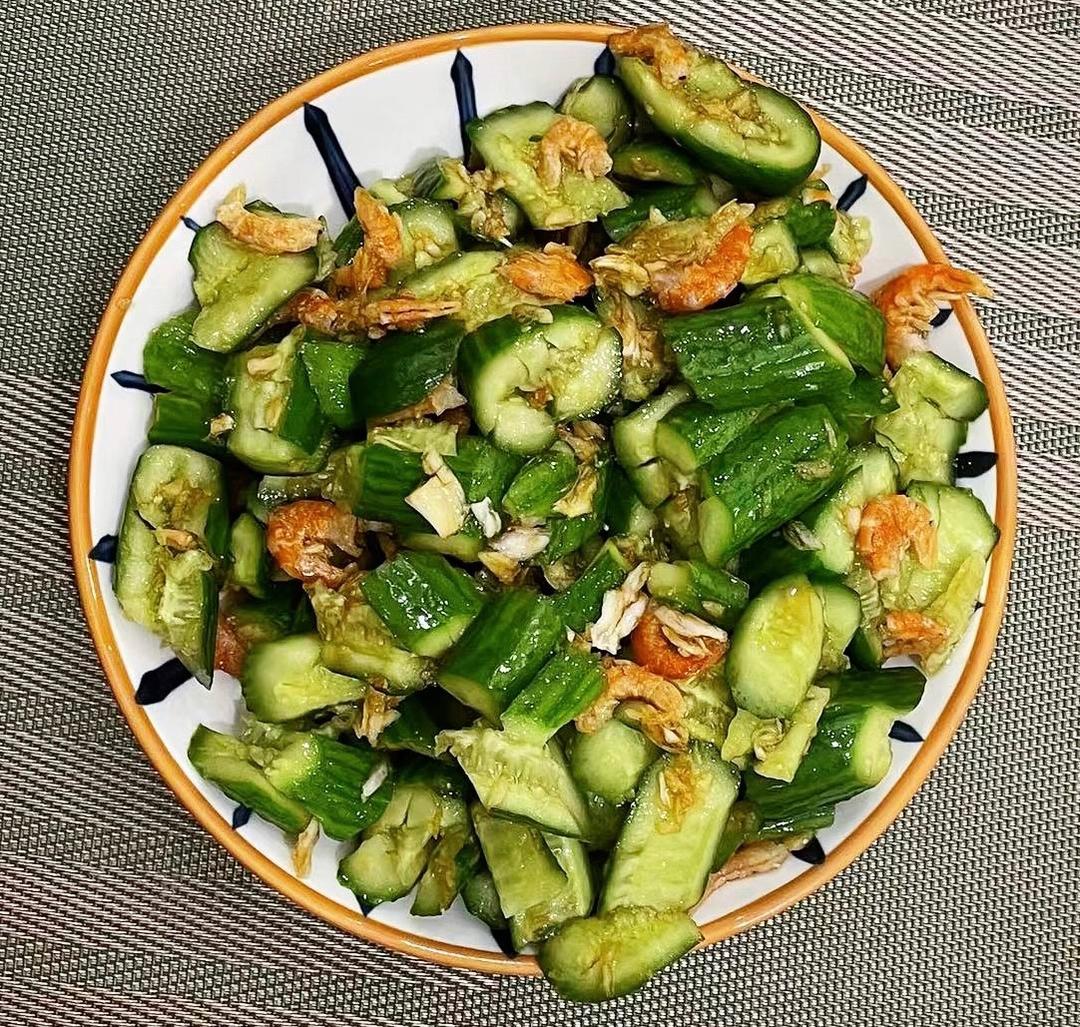 海米拌黄瓜