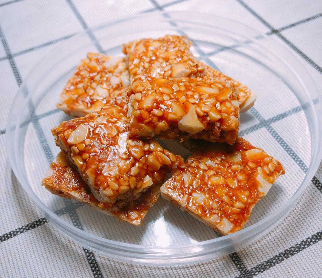无水无油香脆花生糖