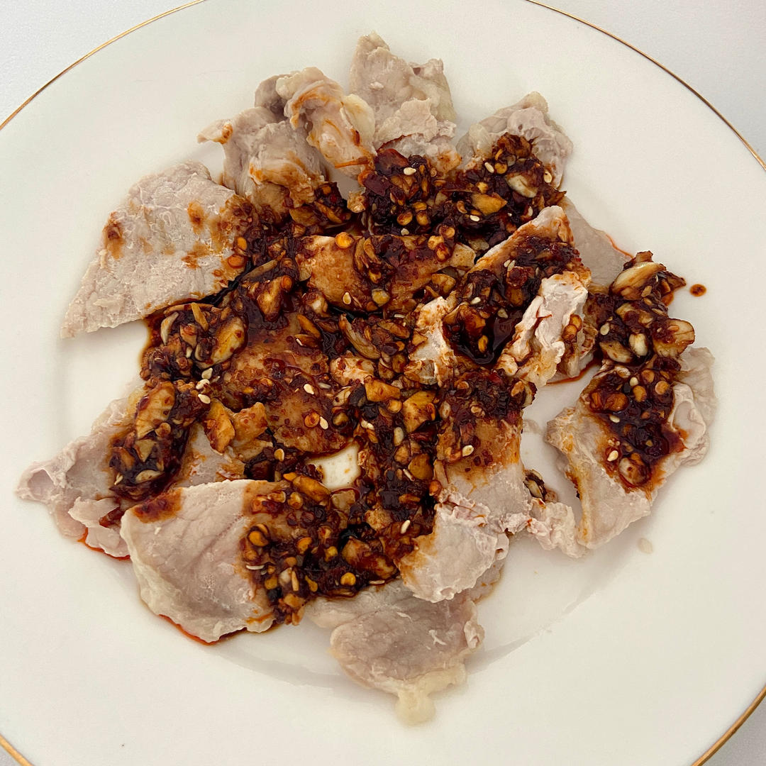 蒜泥白肉