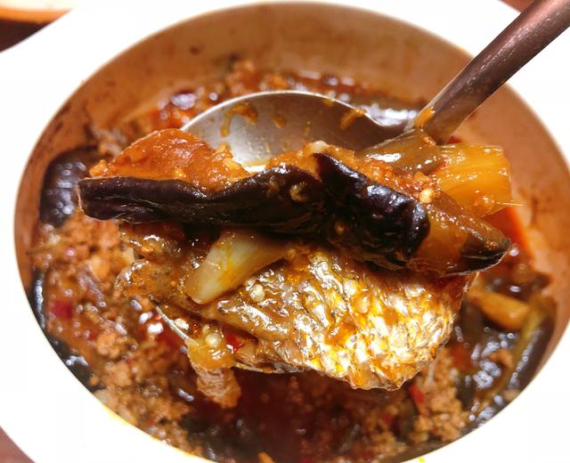 少油版 🌈咸鱼肉糜茄子煲的做法