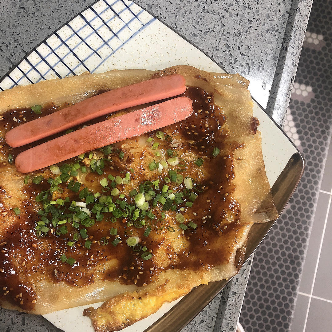 超级美味的东北烤冷面➕自制万能酱料【酱料是关键】