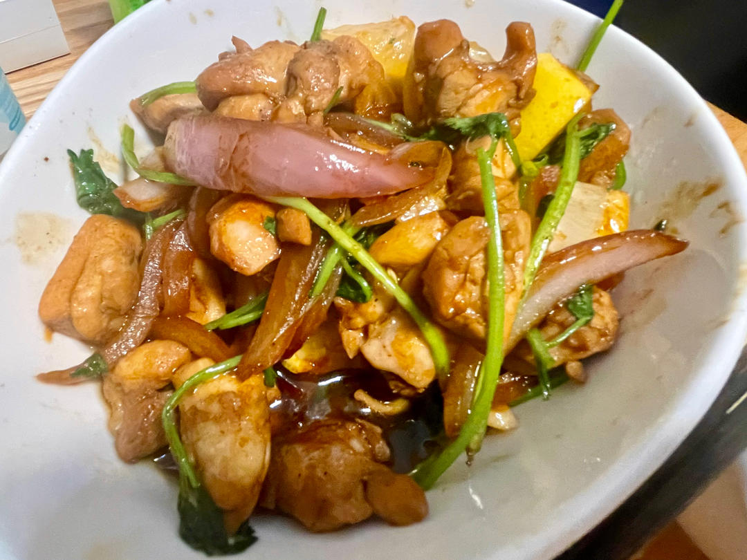 🐔柠檬干煎鸡 鸡腿 洋葱香菜