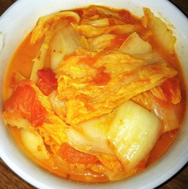 大白菜炖番茄