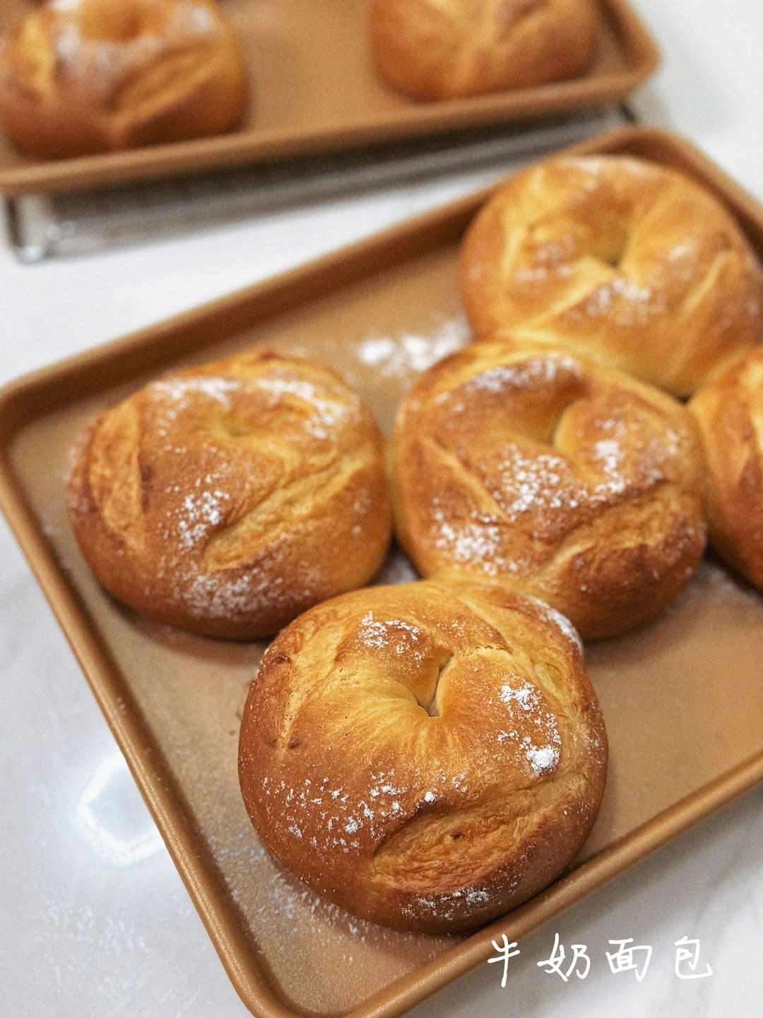 比云朵还软的牛奶面包，液种法甜面包太好吃了！