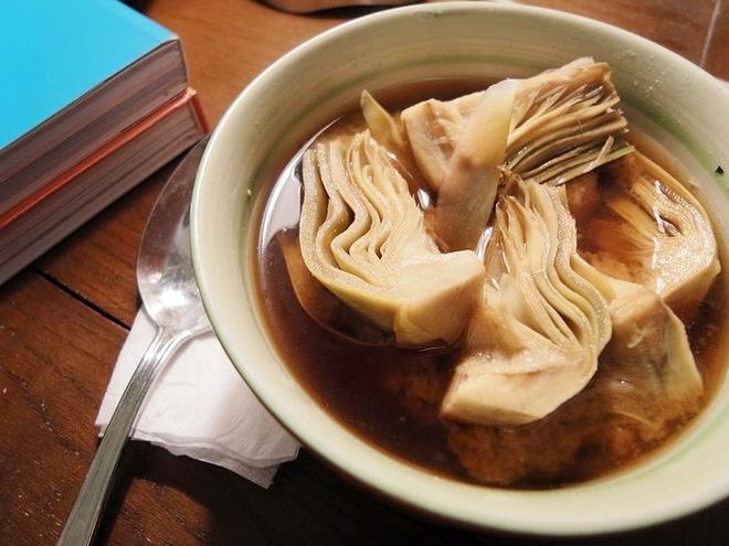 日式朝鲜蓟（artichoke）味增汤的做法