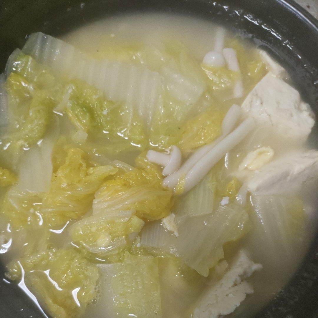 白菜豆腐汤