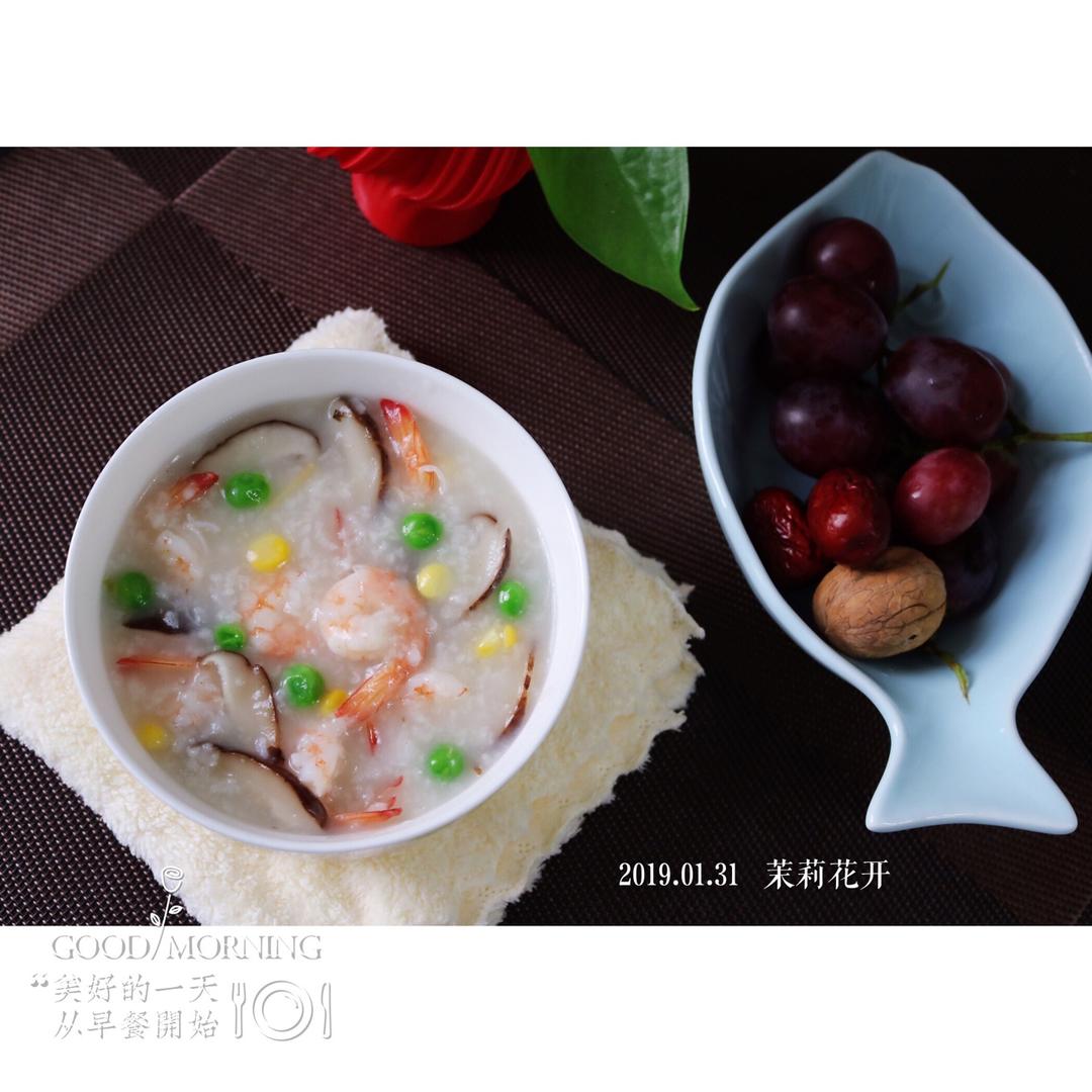 田园鲜虾粥