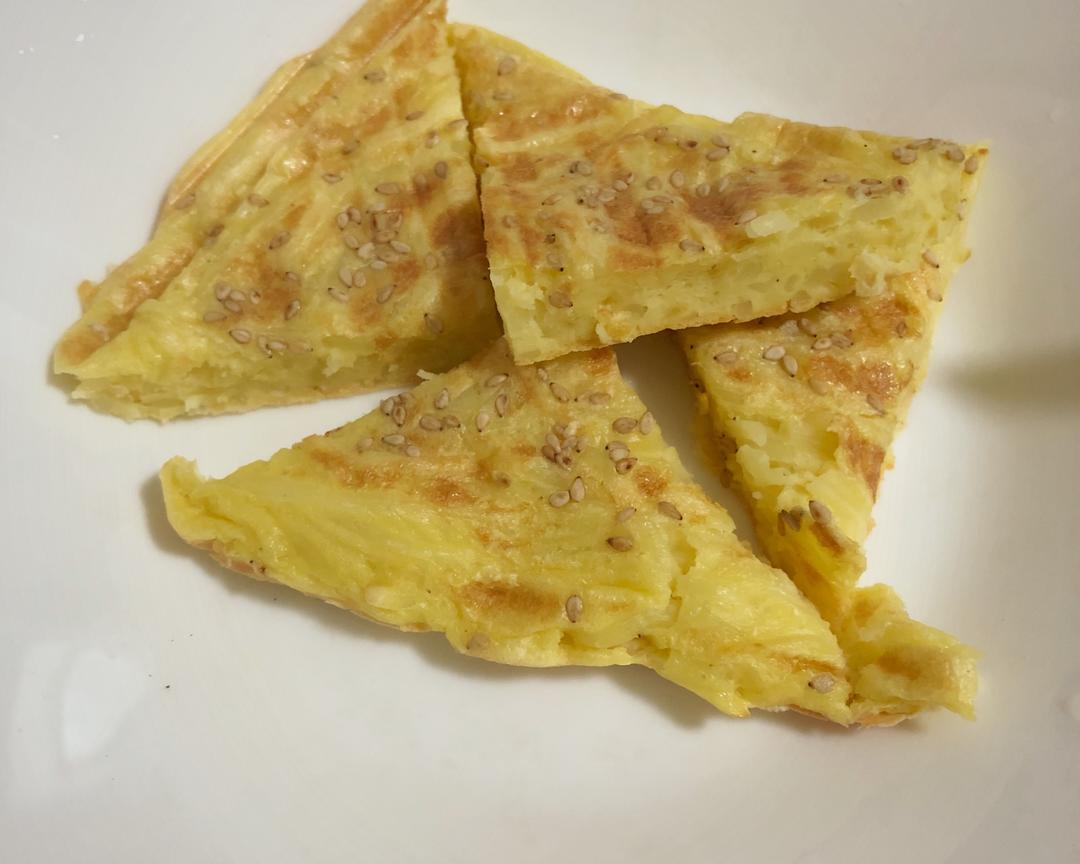 三明治早餐机做的简易土豆饼