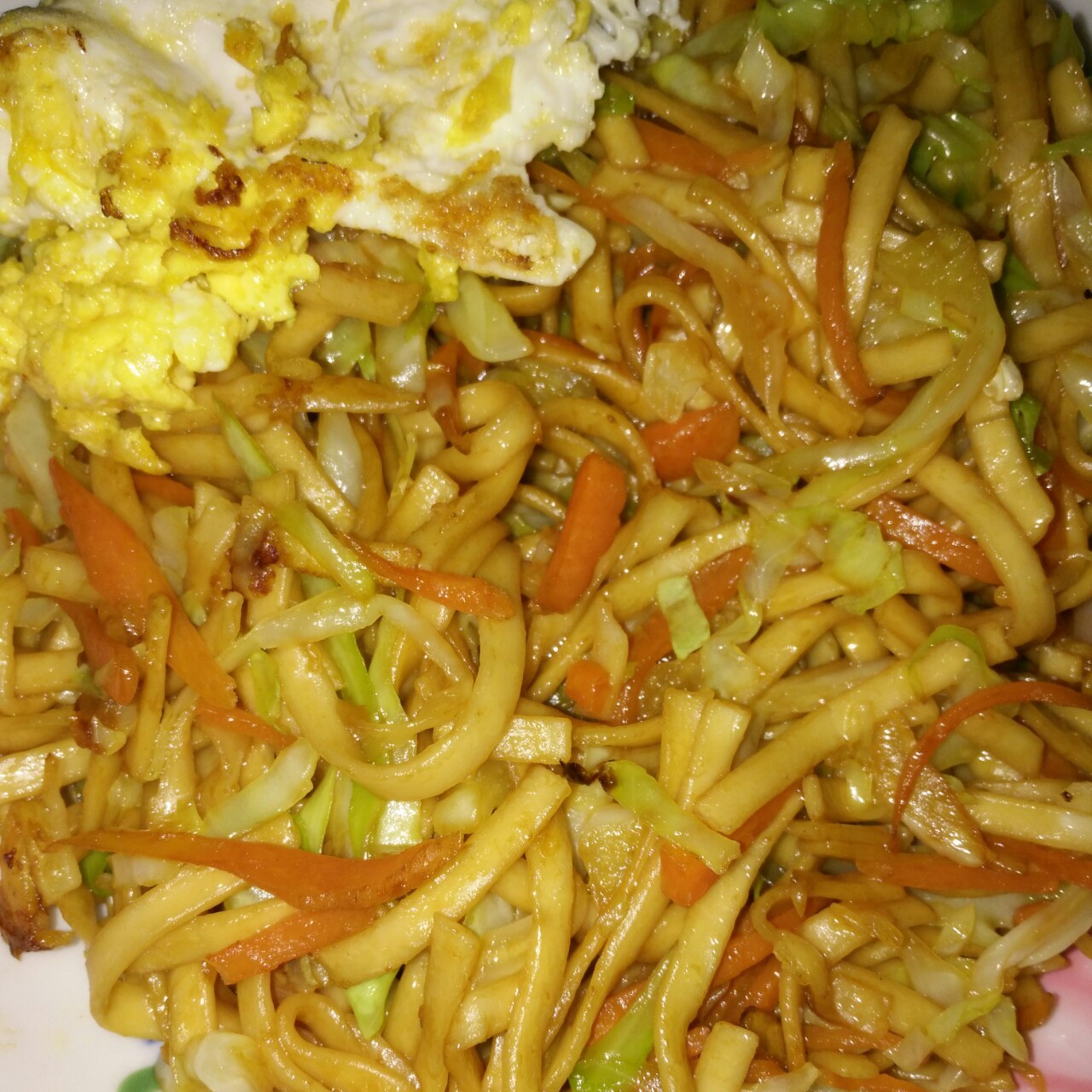 素蚝油炒乌冬（Fried Udon with Vegetarian Oyster Sauce)