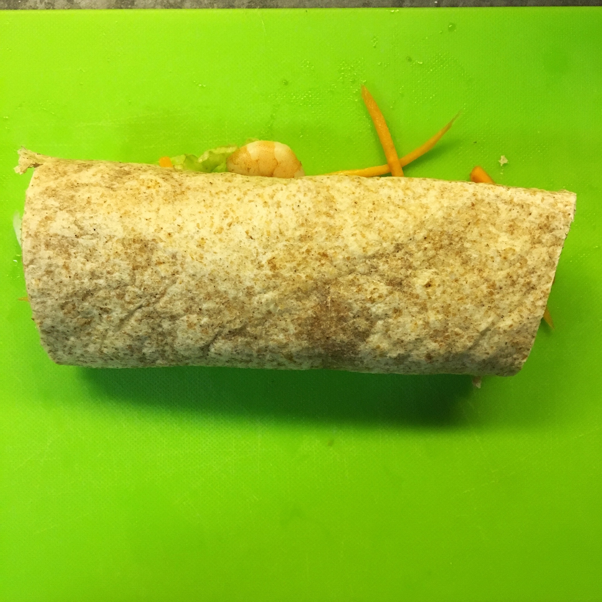 蔬菜虾卷vegetables and shrimps tortilla rolls的做法 步骤5