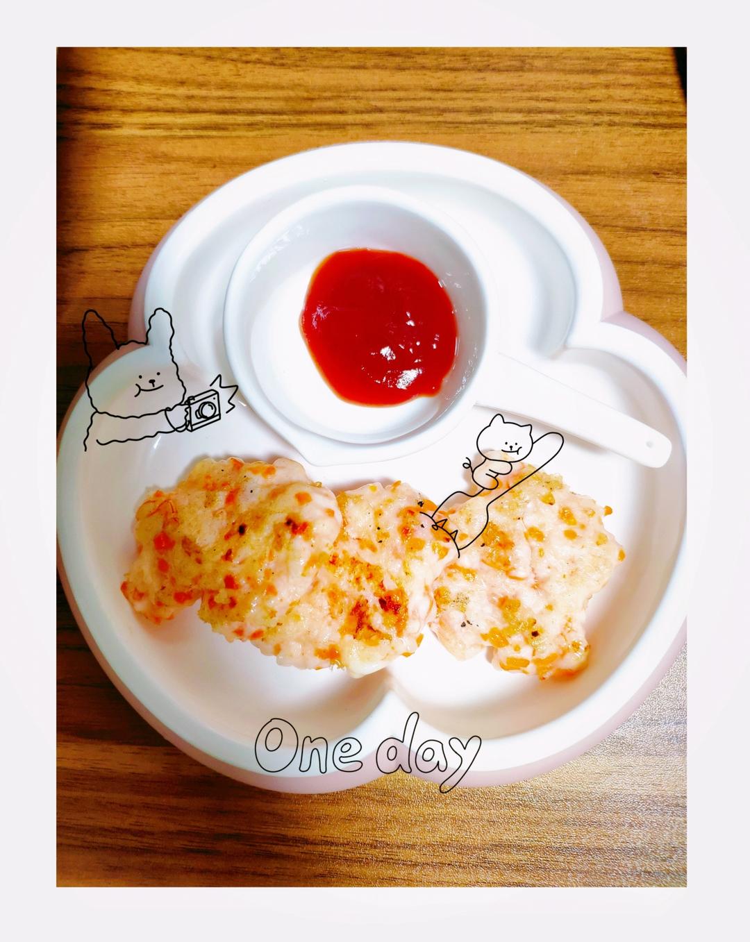 香煎虾饼