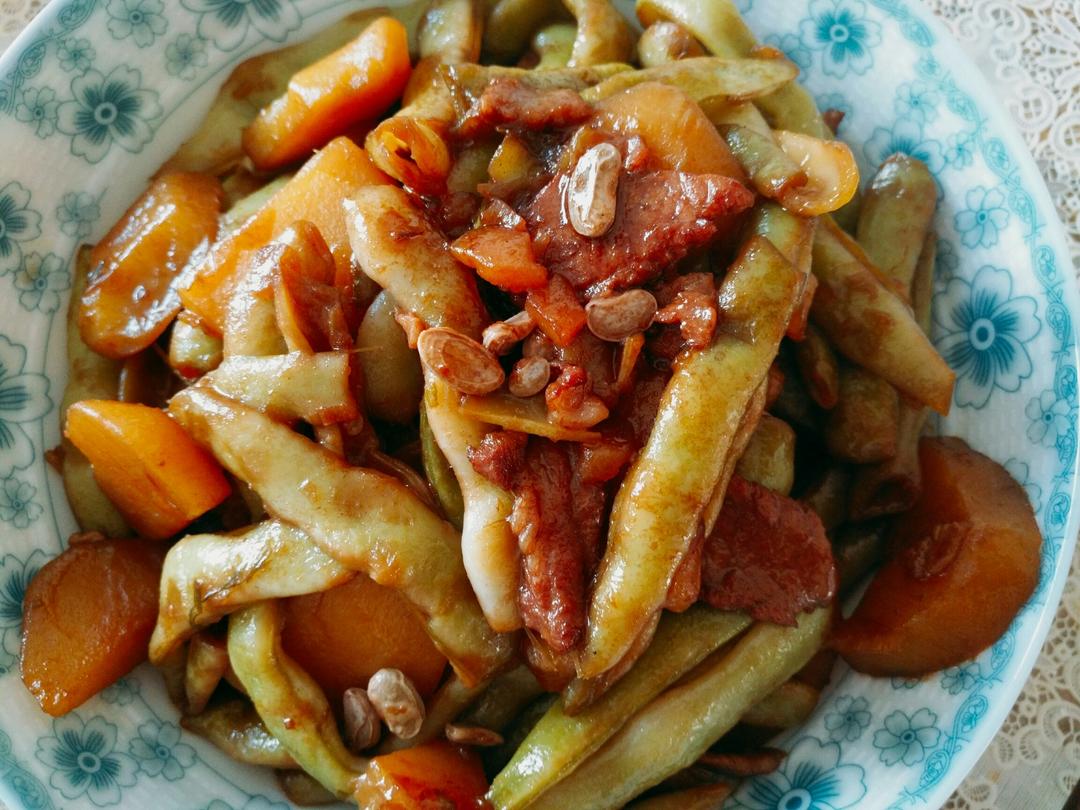 土豆炖豆角