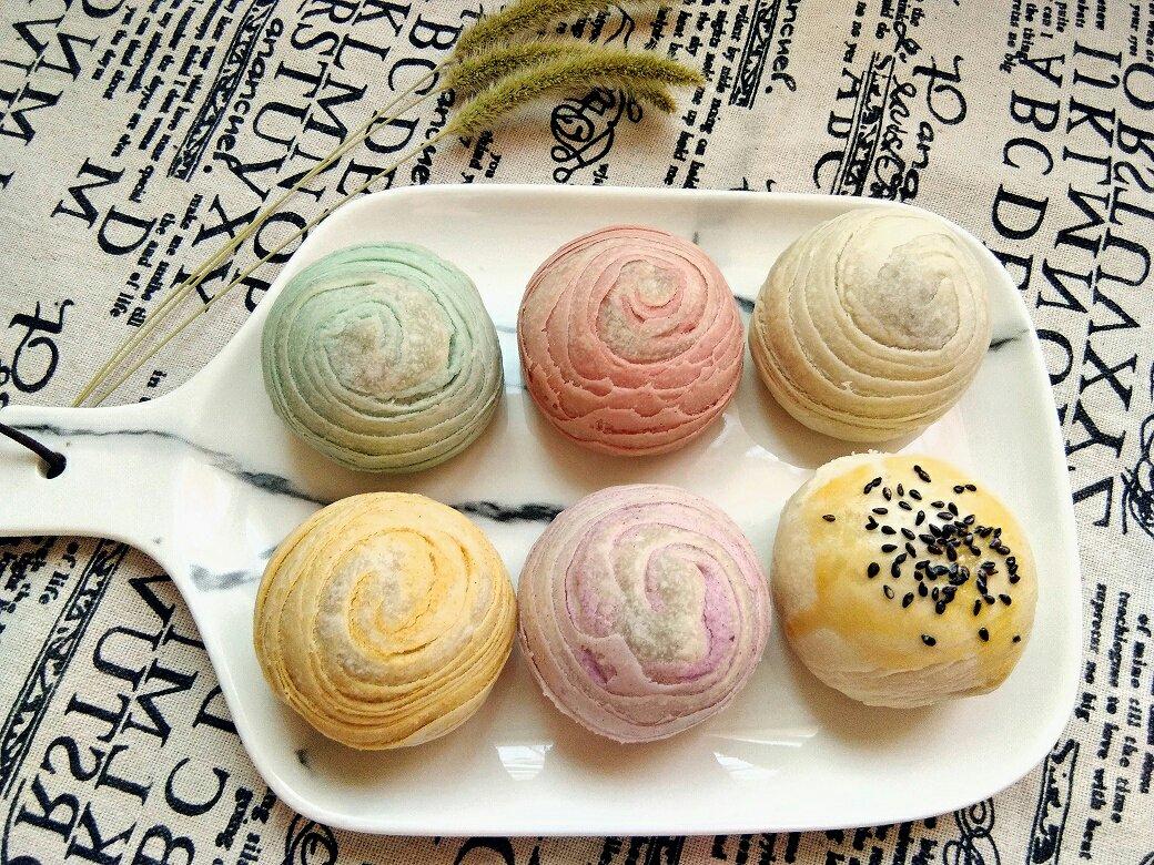 yuet酱做的不用揉出膜,不用醒面就能酥掉渣的中式酥皮点心