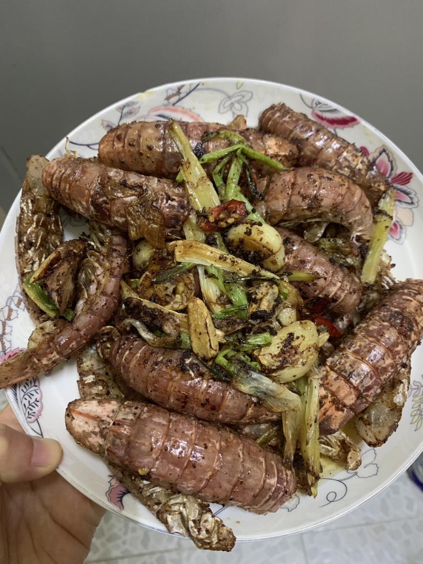 爆炒皮皮虾的做法