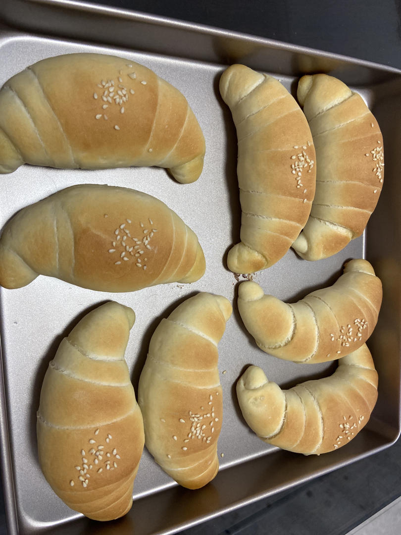 日式盐面包 日式盐可颂-（含整形小视频）