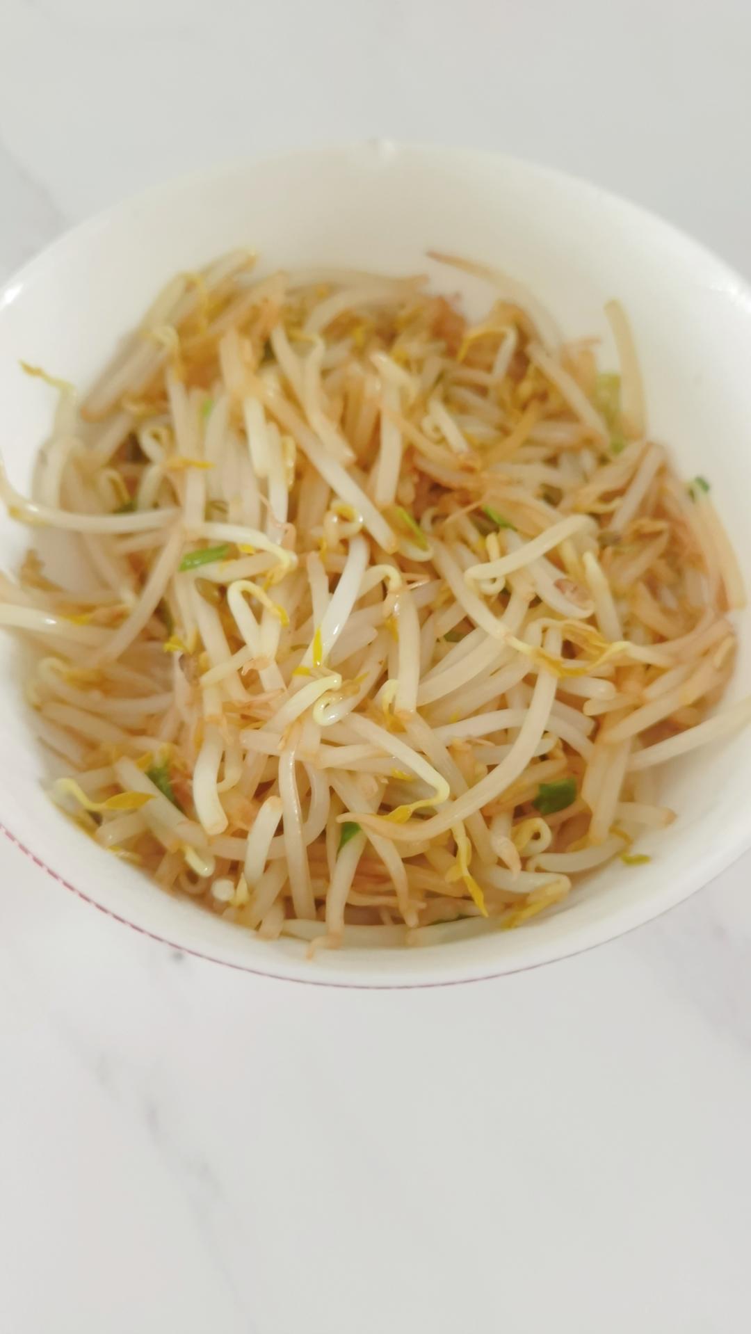 素炒豆芽