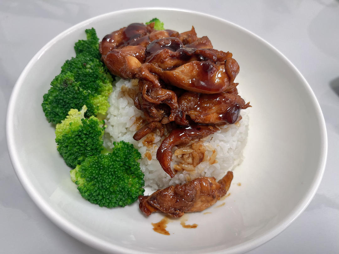 照烧鸡腿饭