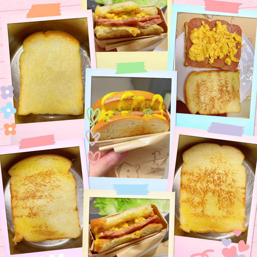网红EGG DROP芝士厚蛋烧三明治 🥪『平底锅美食』