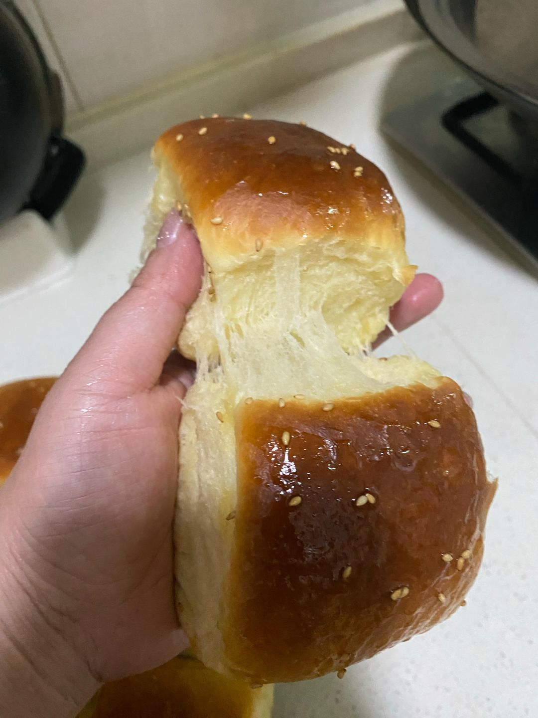 养乐多奶油小面包