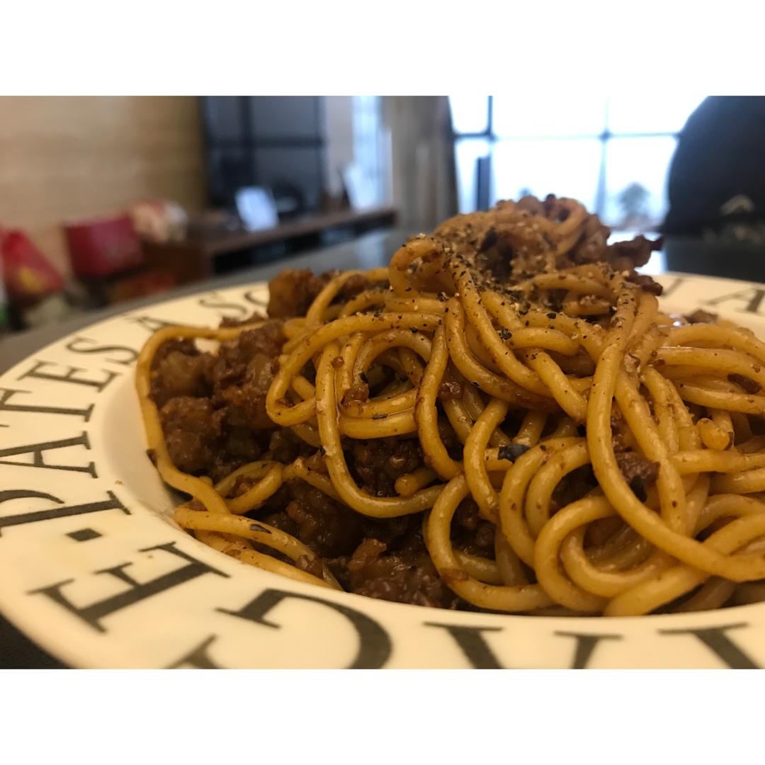 黑胡椒意大利面