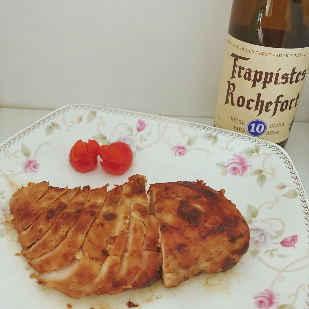 酷炫屌炸天好吃的煎鸡胸肉（香蒜蜂蜜煎鸡胸肉）