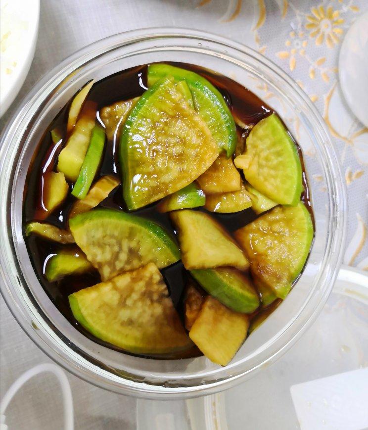 随风轻舞2做的三步爽口酸酸辣辣腌萝卜片小咸菜