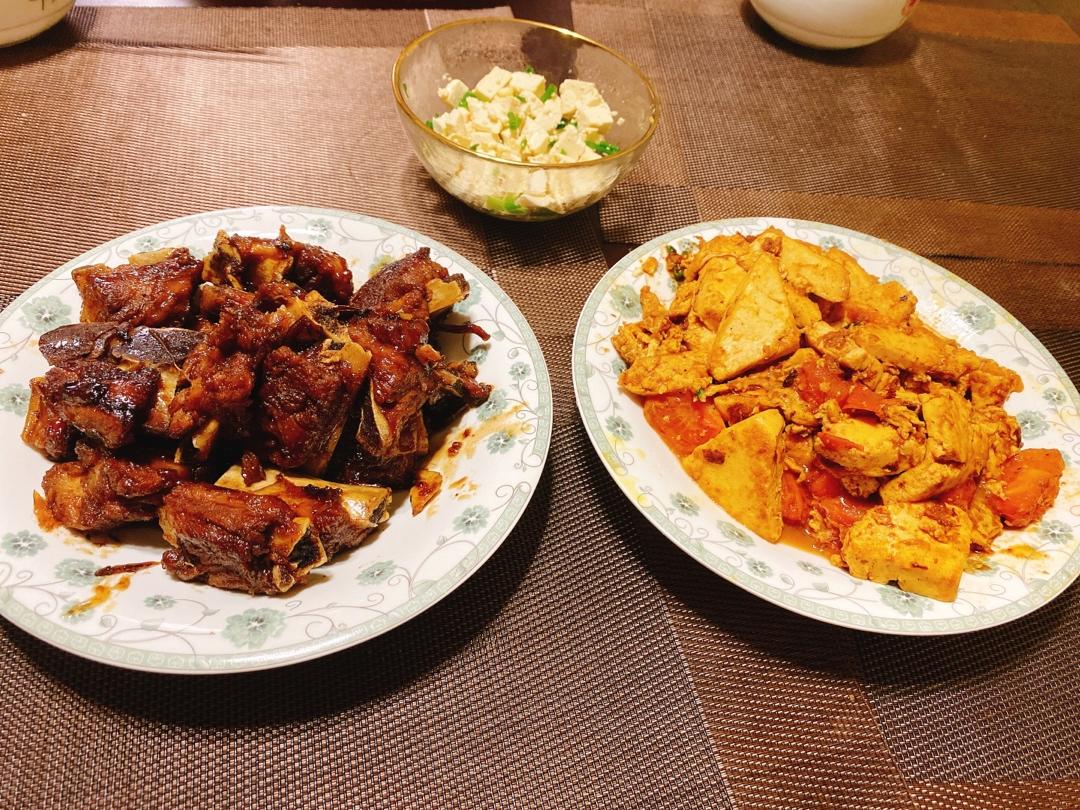 西红柿烧豆腐