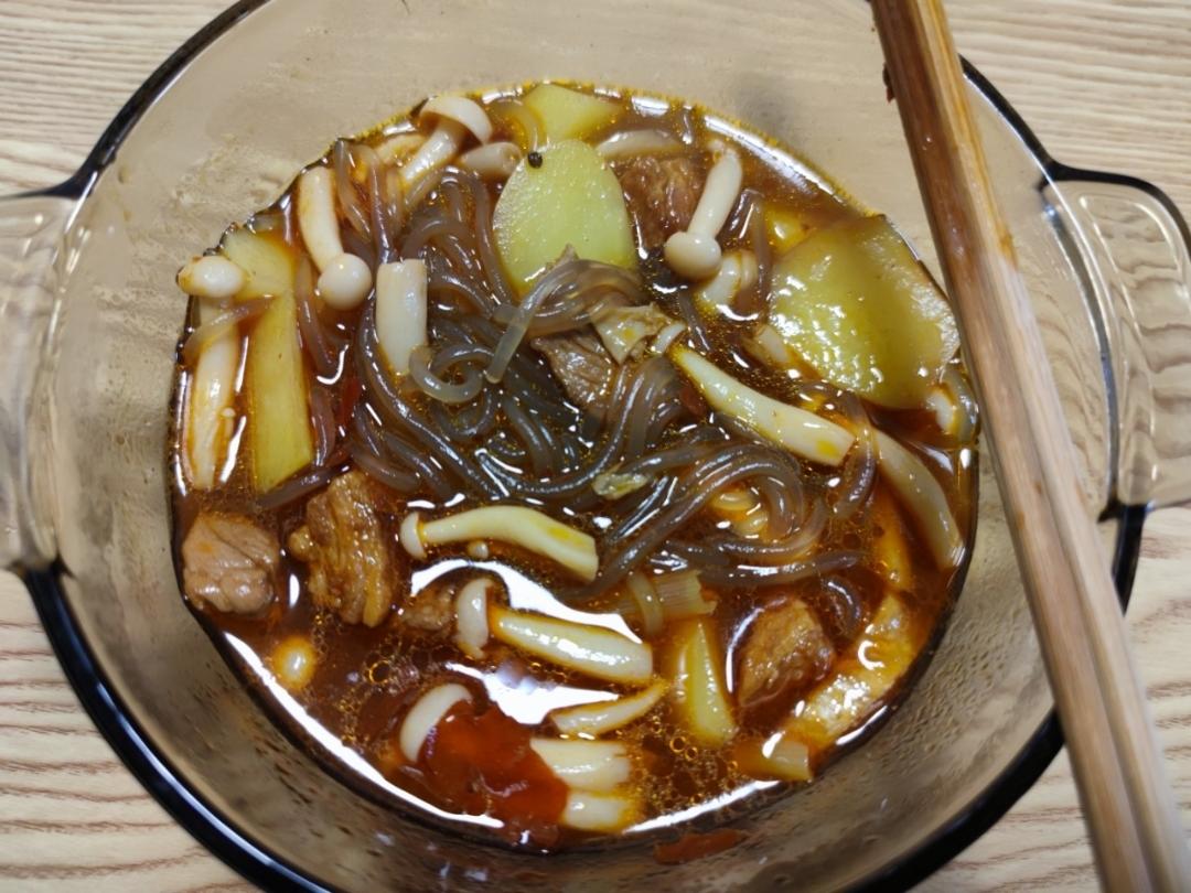 土豆白菜猪肉炖粉条