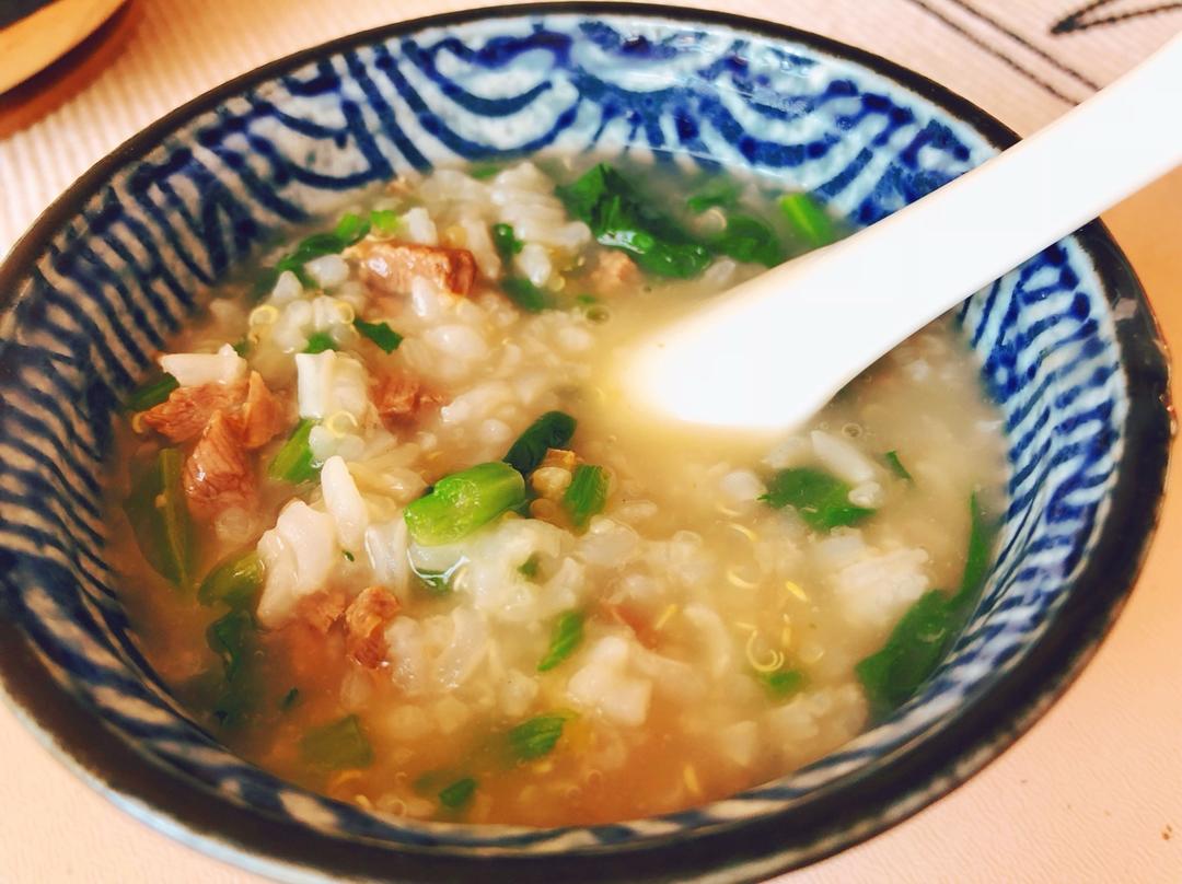 芹菜牛肉粥