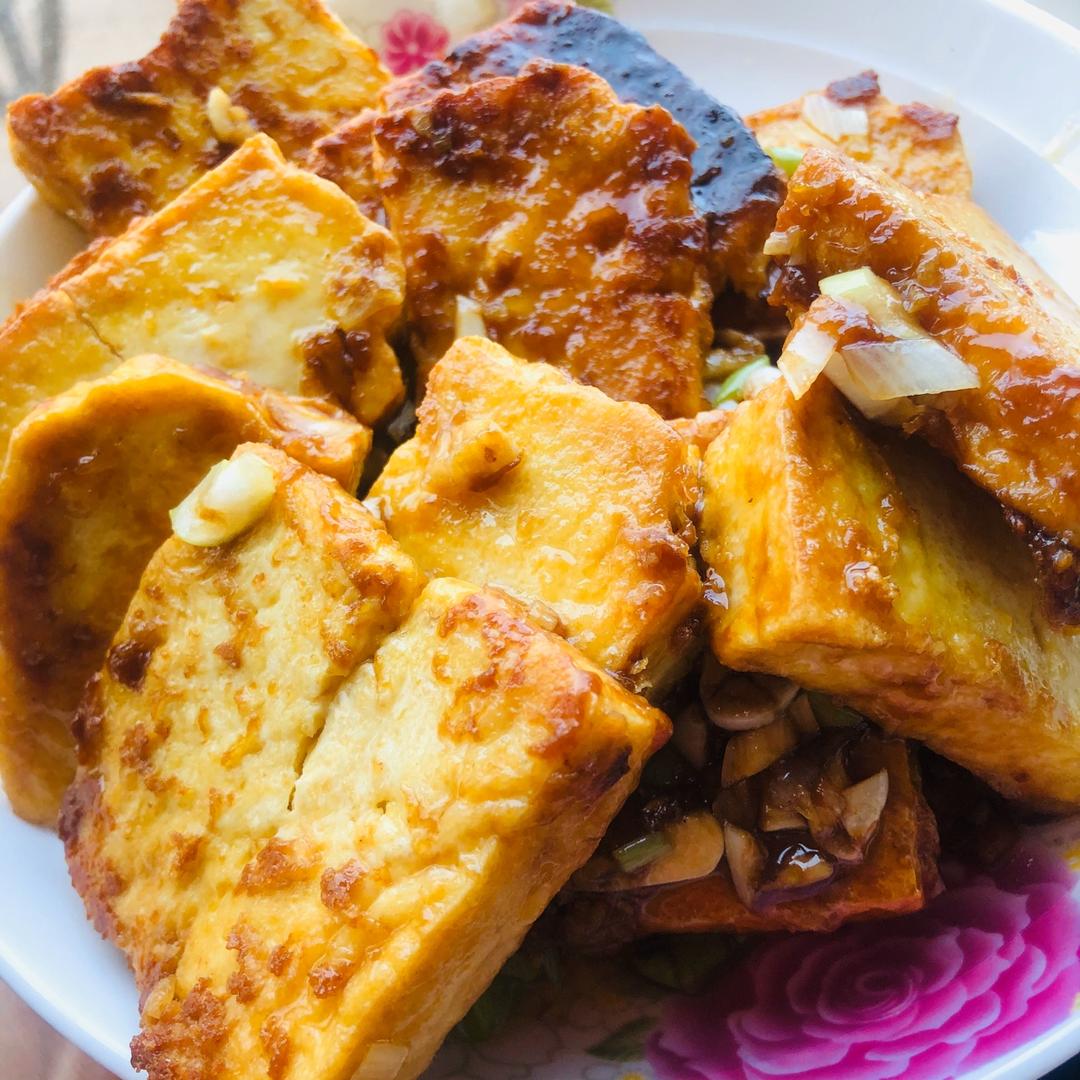 无敌好吃的香煎豆腐
