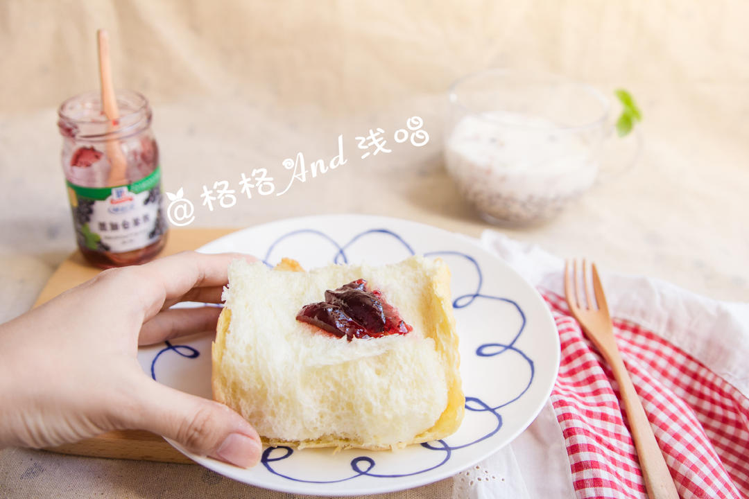 纯奶手撕吐司的做法 步骤1