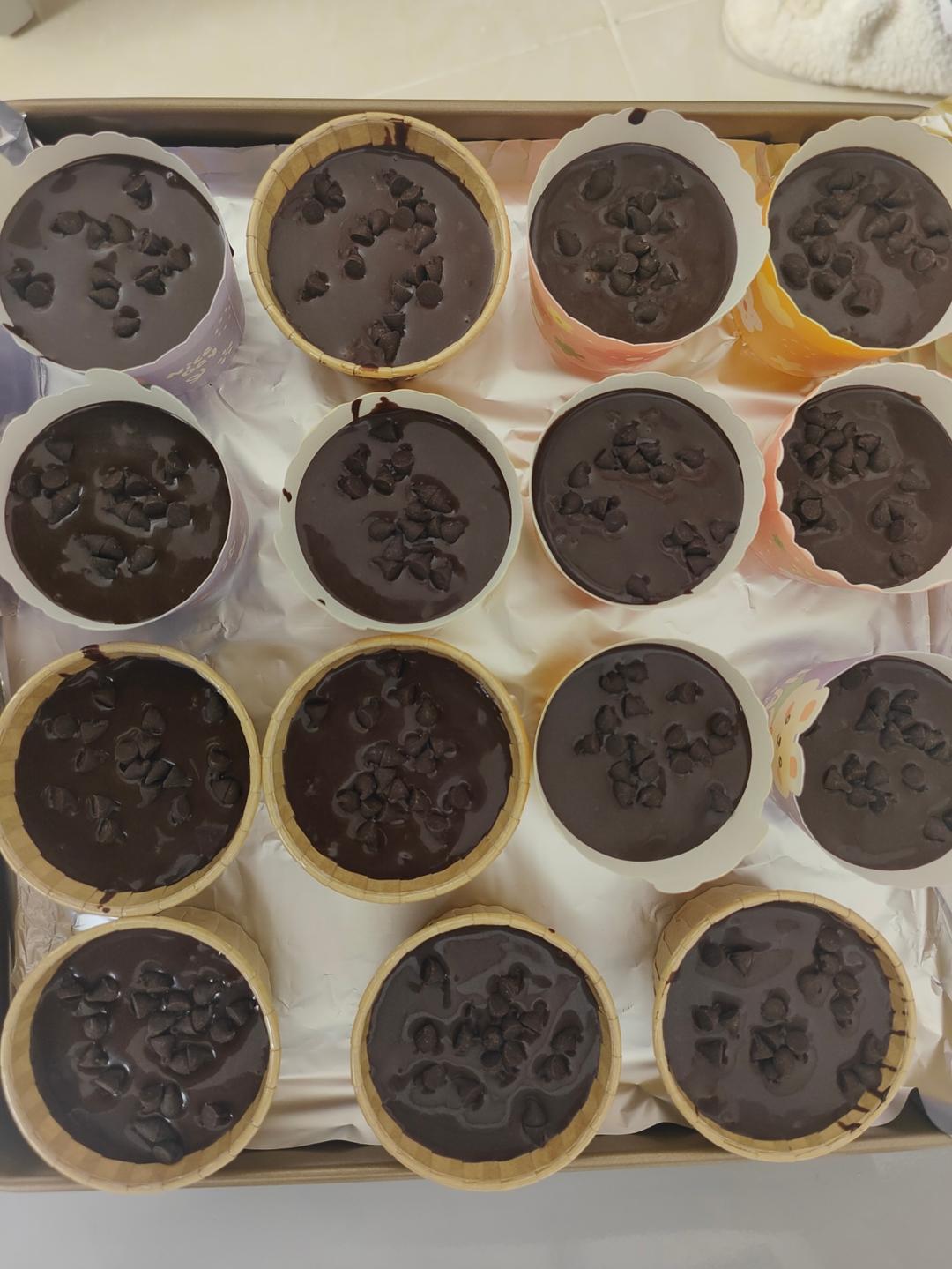 超好吃的巧克力可可麦芬（参考小红书姗胖版）