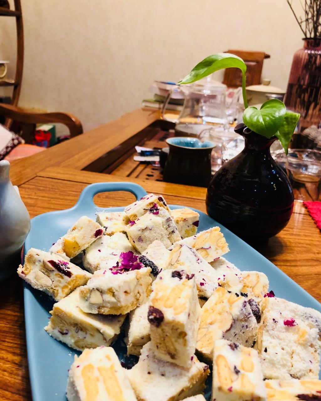 棉花糖版玫瑰花瓣雪花酥