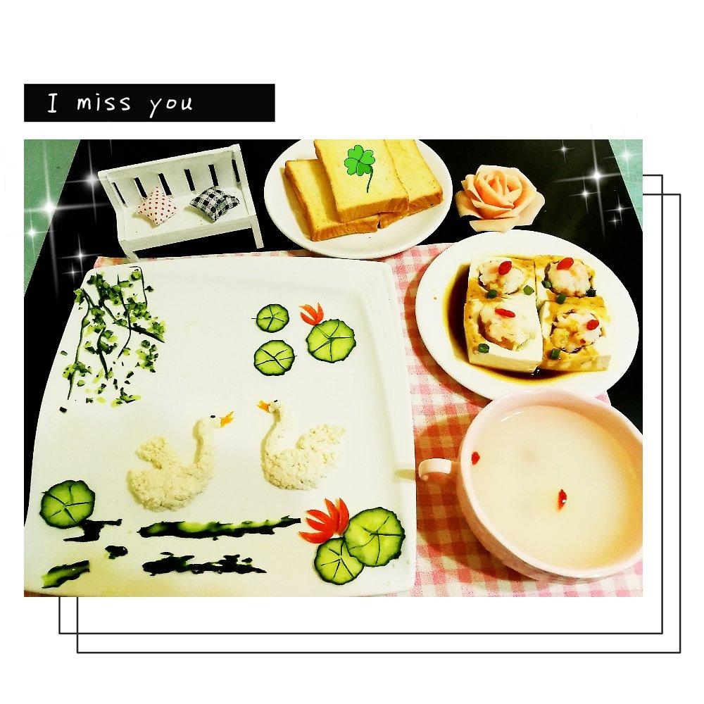 百花蒸豆腐