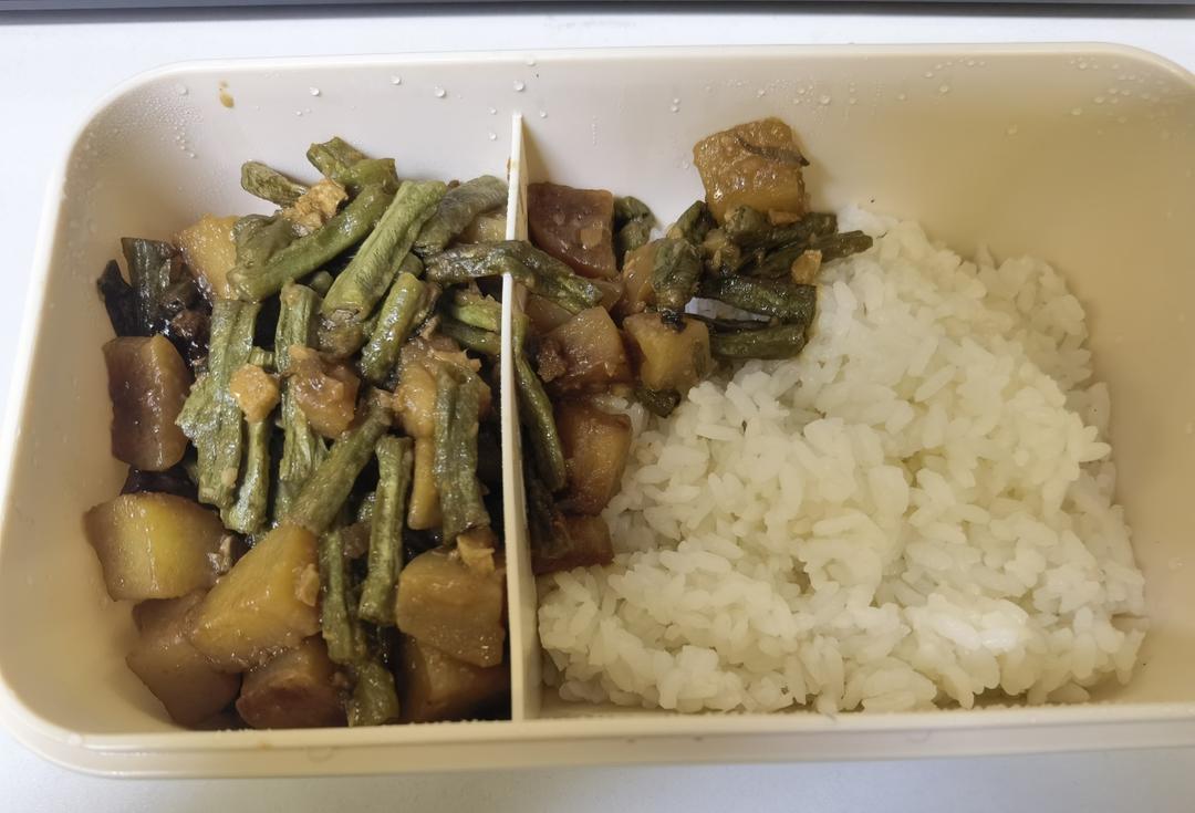 豆角炖土豆极简版💜