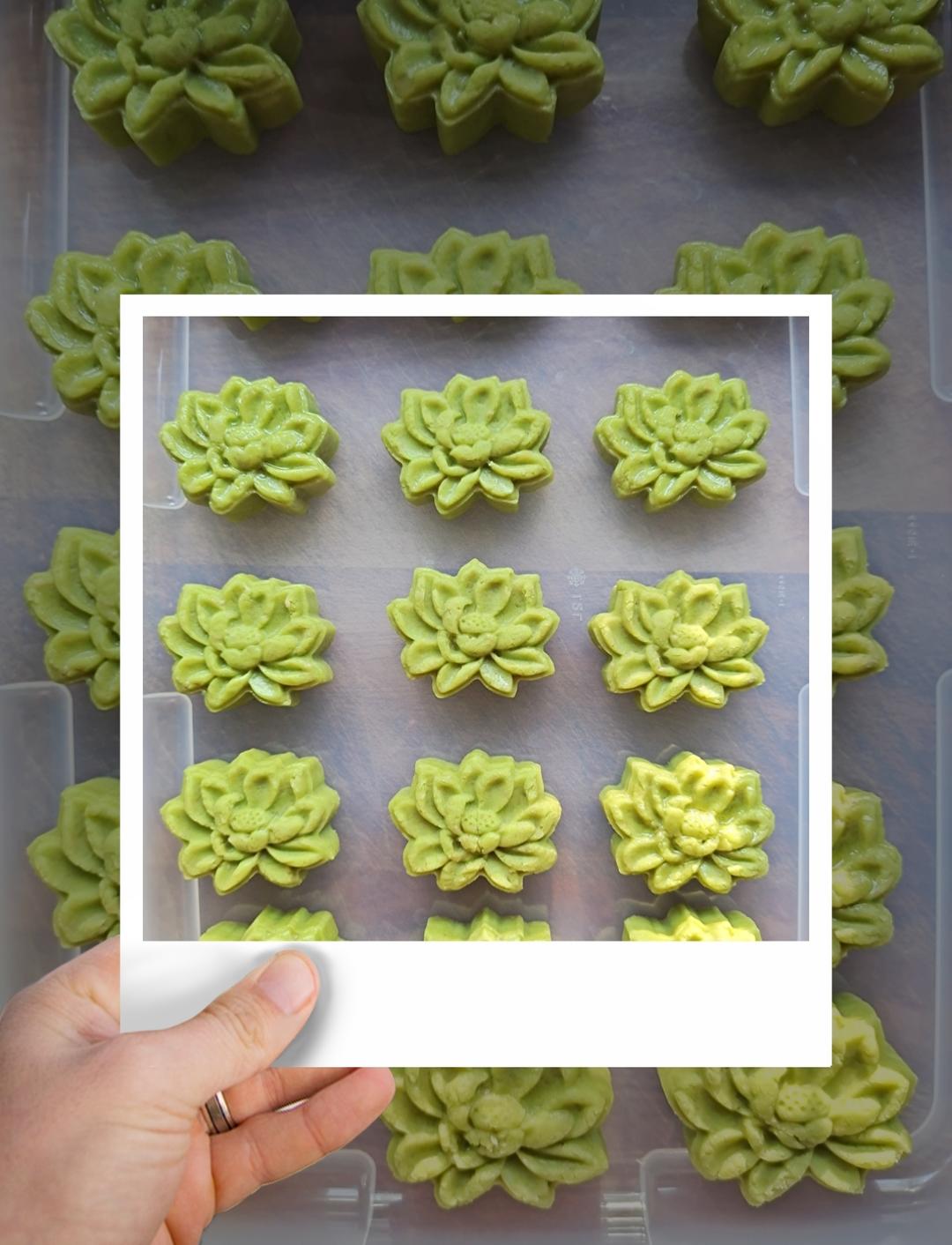 奶香绿豆糕（无豆腥味，超快手不麻烦）