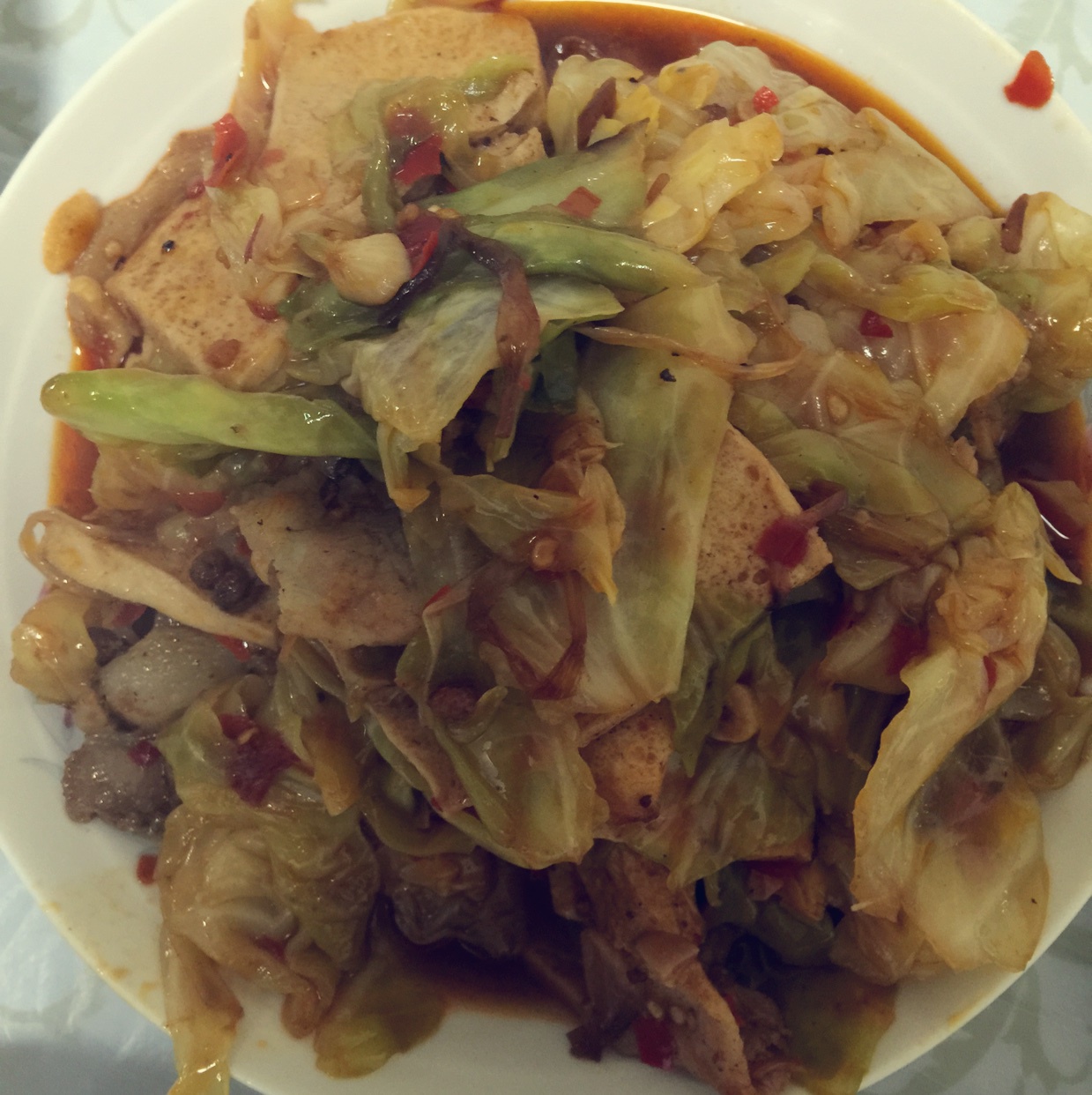 干锅千叶豆腐