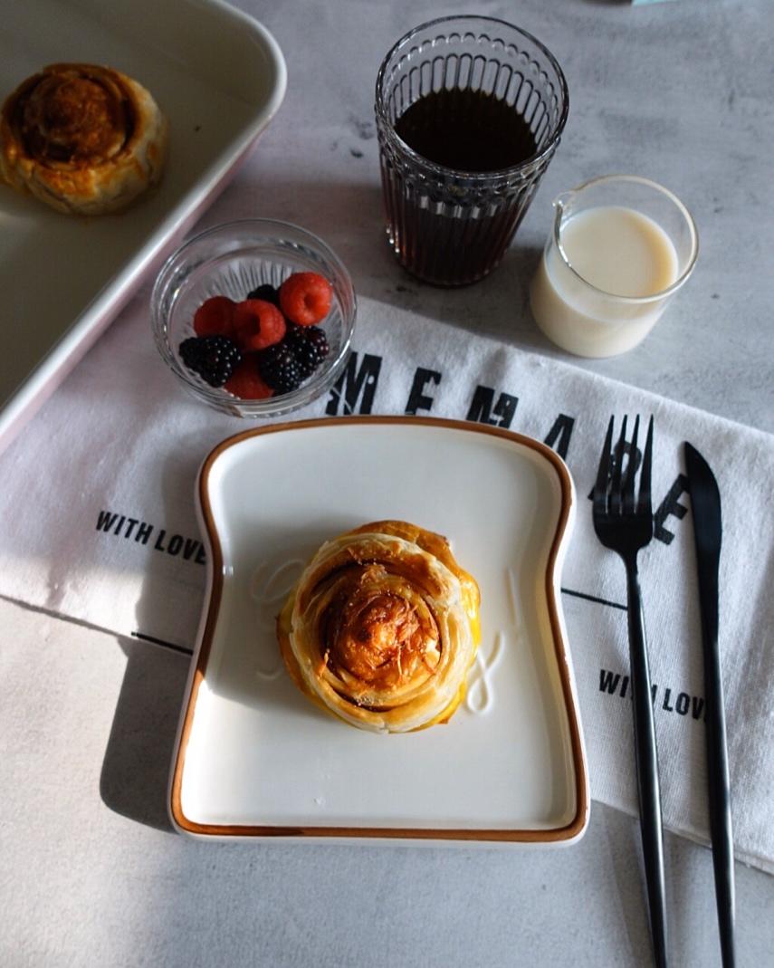 超简单酥皮芝士火腿卷