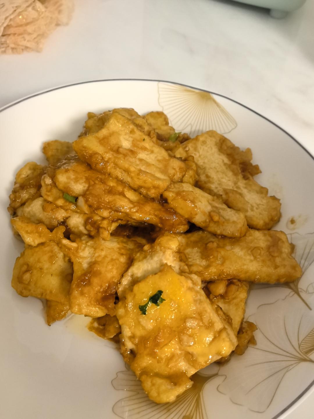 无敌好吃的香煎豆腐