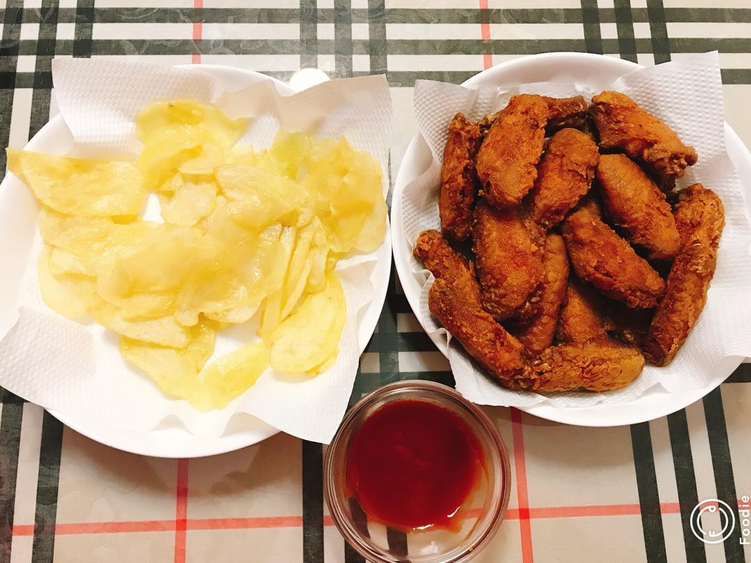 新手一次成功的炸薯条（脆脆的，不信你试一下😄）