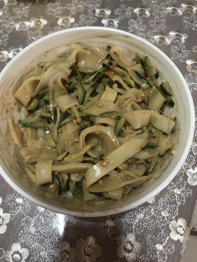 特简单的不用水洗的凉皮