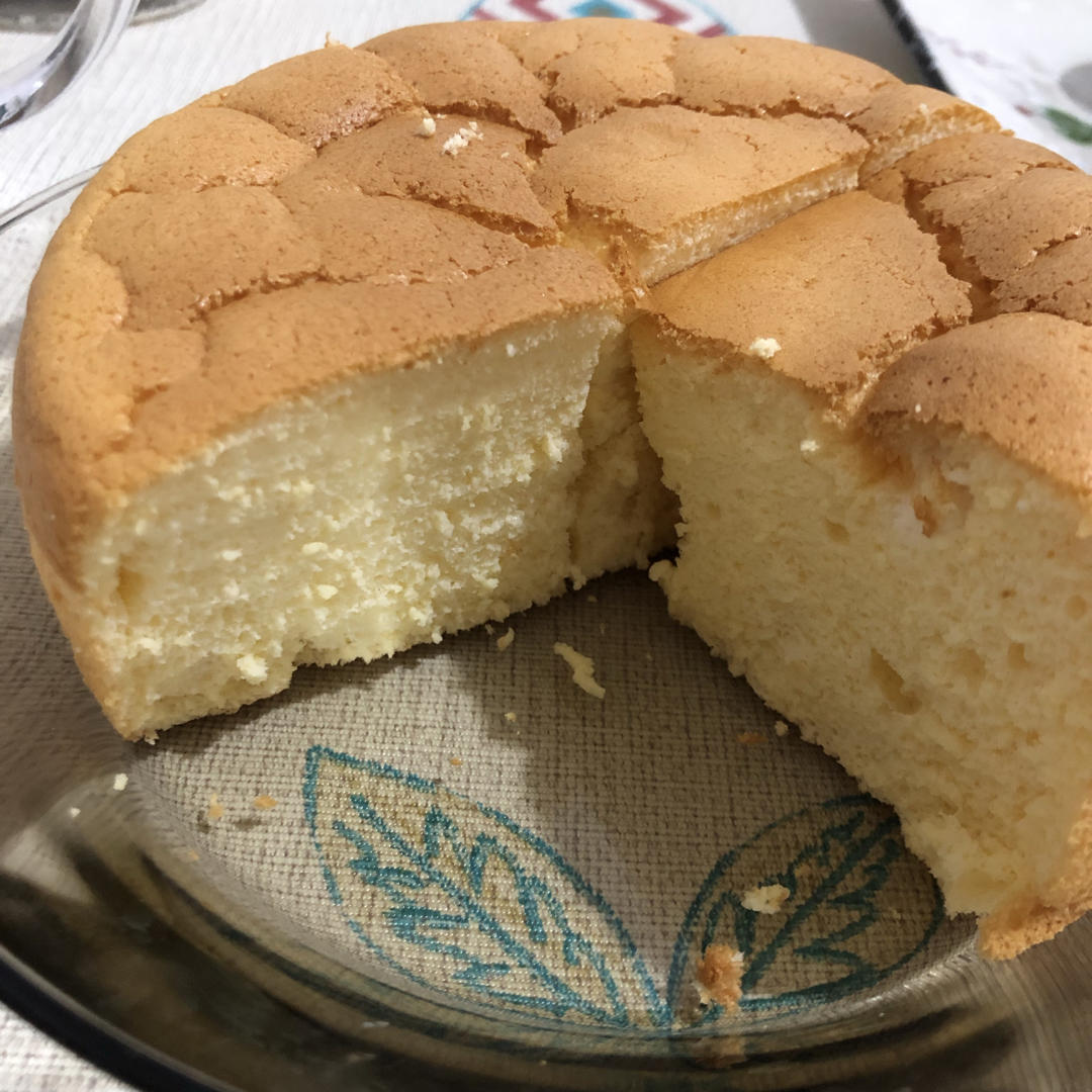 🍼好吃不胖—无油无水酸奶戚风蛋糕