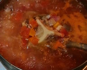 番茄牛骨浓汤的做法 步骤8