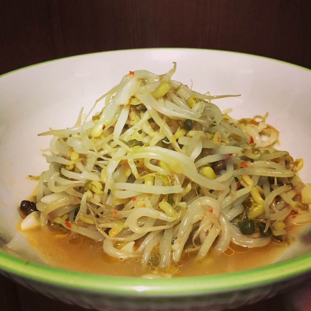 酸辣绿豆芽