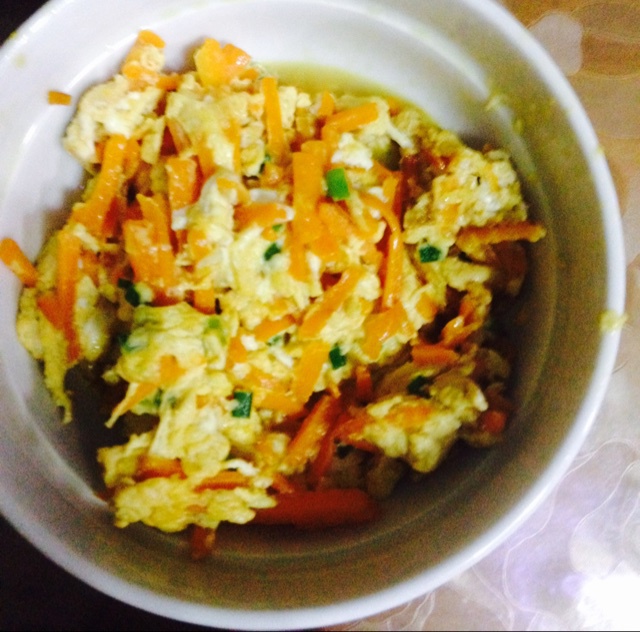 孤独的美食家-胡萝卜炒蛋