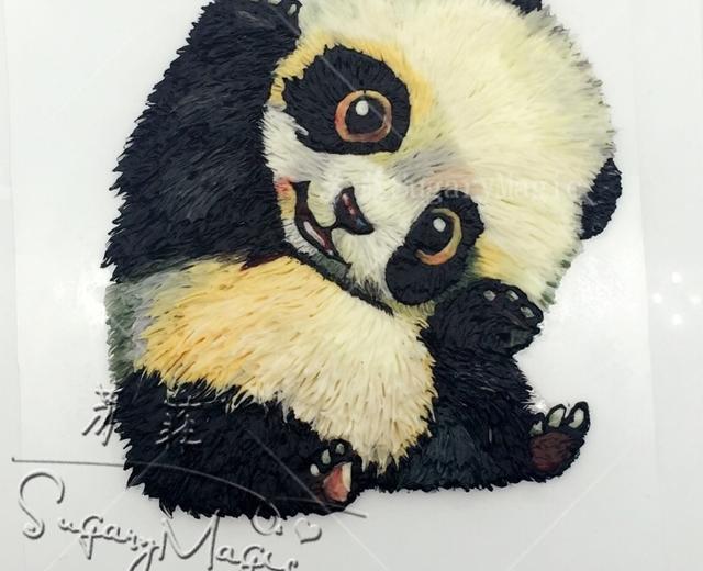 3D刺绣彩绘教程(动物毛发刷法）的做法